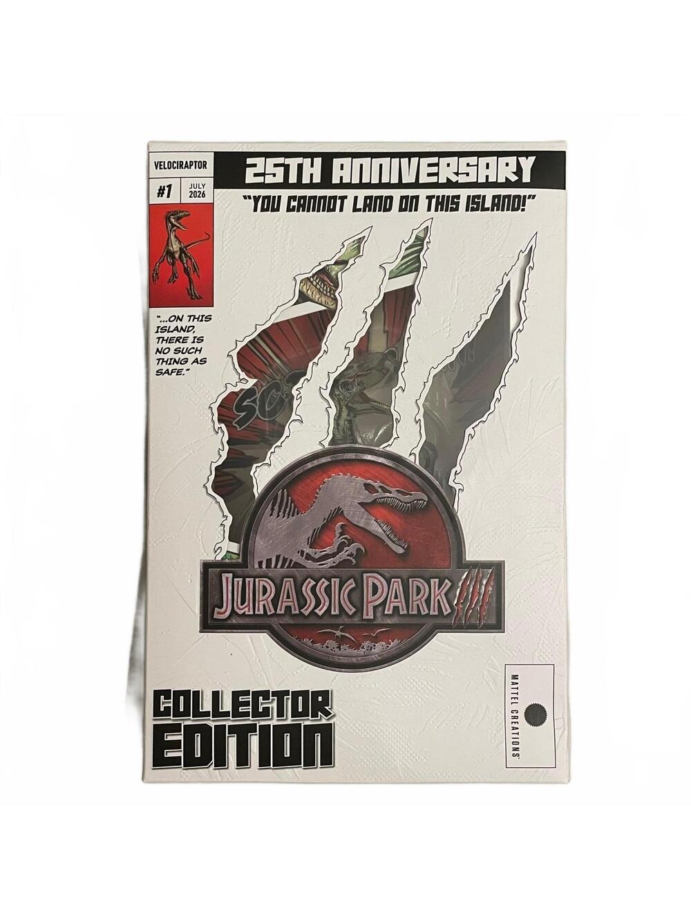Mattel Jurassic World Hammond Collection 25th Comic-Style Velociraptor